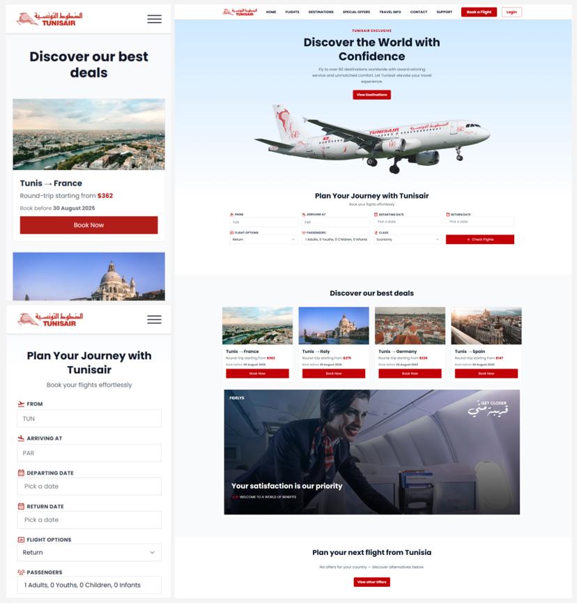 Tunisair - Re-Design