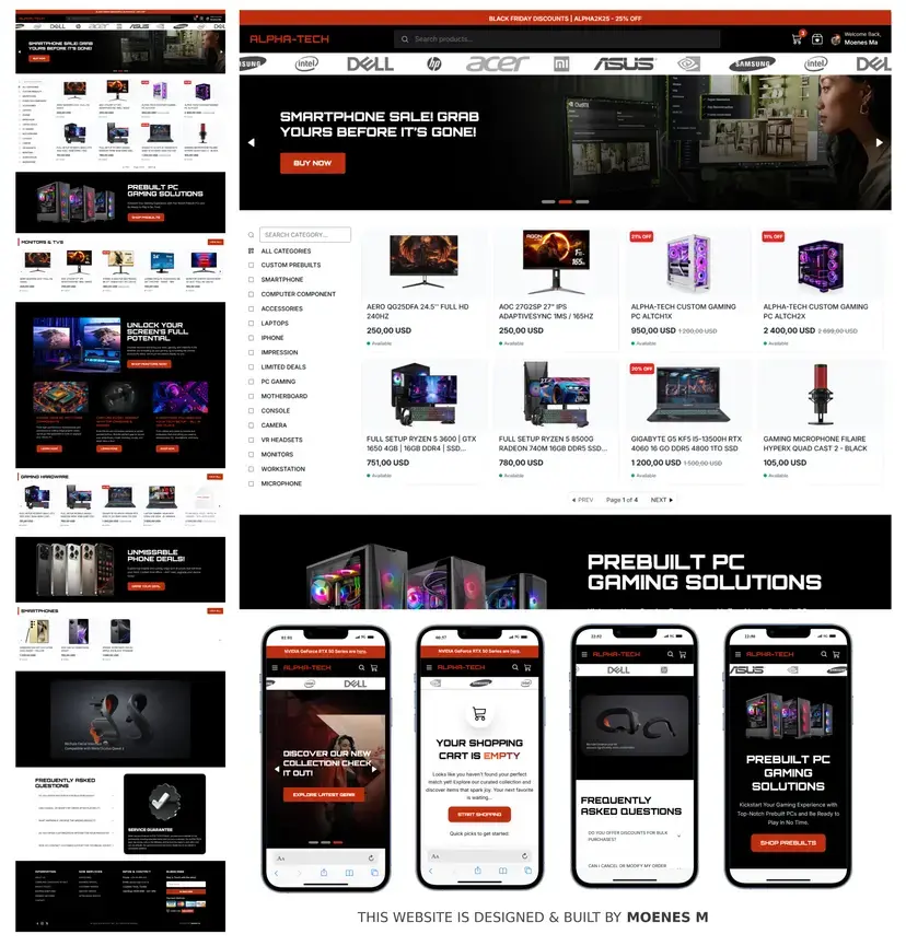 Alpha Tech Ecommerce (For Sale)